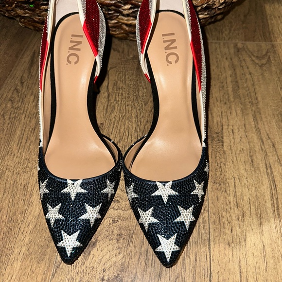 Patriotic Star-Studded Heels - Picture 8 of 8